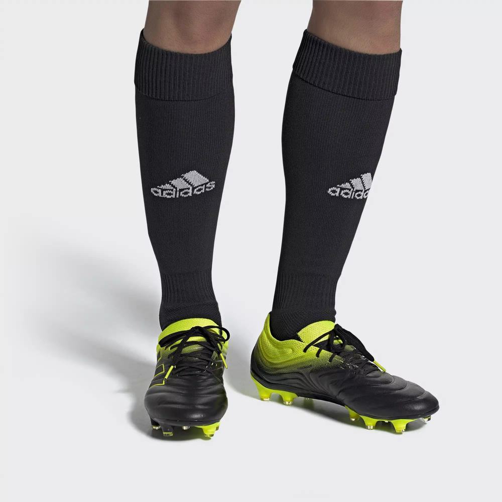 Adidas Copa 19.1 Firm Ground Tacos de Futbol Negros Para Hombre (MX-76999)